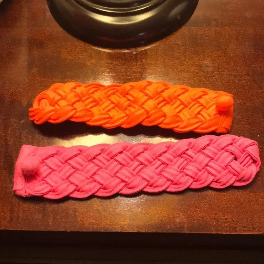 (5/$25) The GO Exchange Cuff Bracelets, pink & orange